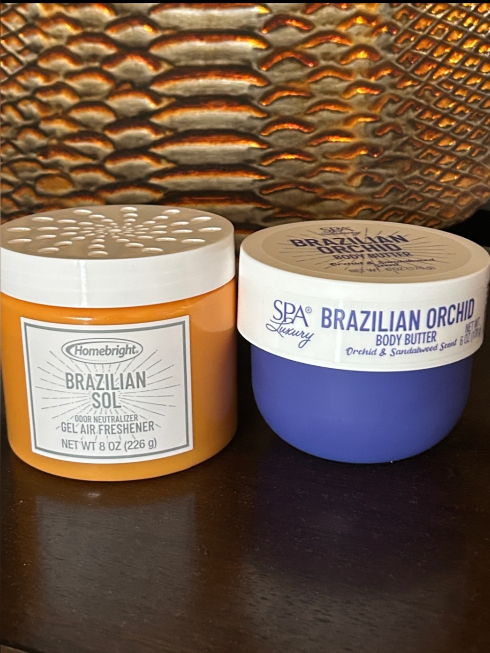 Brazilian Orchid Body Butter Orchid and Brazilian Sol Gel Air Freshener